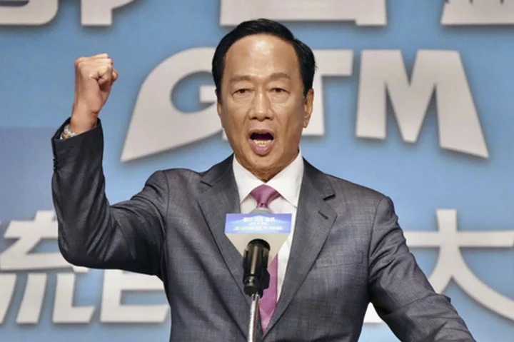 Foxconn billionaire Terry Gou says he will seek Taiwan's presidency as independent candidate