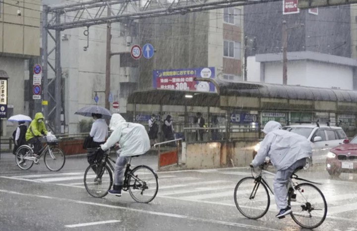 Tropical Storm Mawar brings heavy rains, landslide risk to Japan's southern islands as it passes by