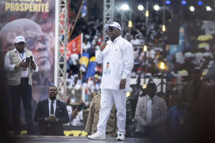 Congo's presidential candidates kick off campaigning a month before election