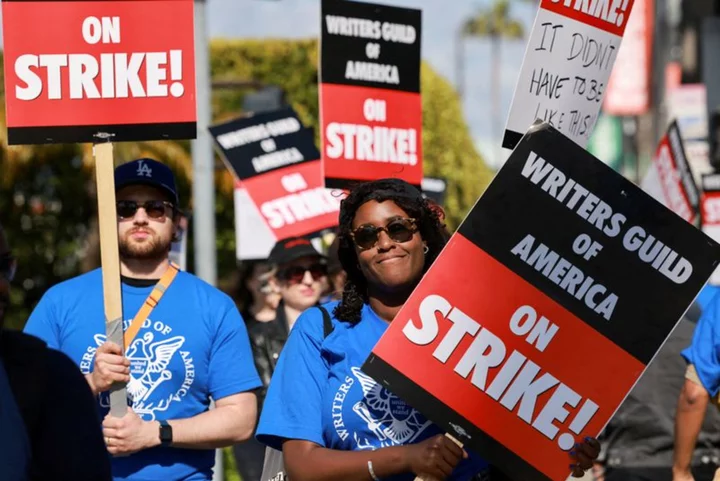 Gains in diversity among Hollywood writers at stake in strike