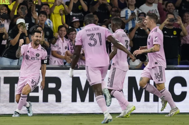 Messi scores in regulation, penalties to lead Inter Miami past Nashville in Leagues Cup final