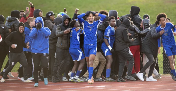 Vowing to “do it for the city,” Lewiston soccer team wins state title weeks after mass shooting