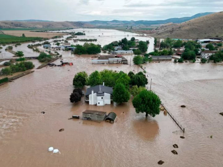 More than 800 rescued after extreme flooding in Greece turns villages into lakes