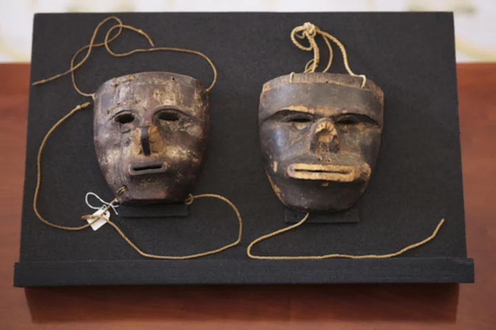 Germany hands over 2 Indigenous masks to Colombia as it reappraises the past