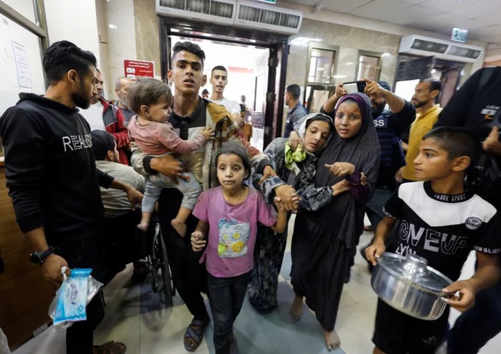 Israeli tank at gate of main Gaza hospital; medics plead for fuel to save babies