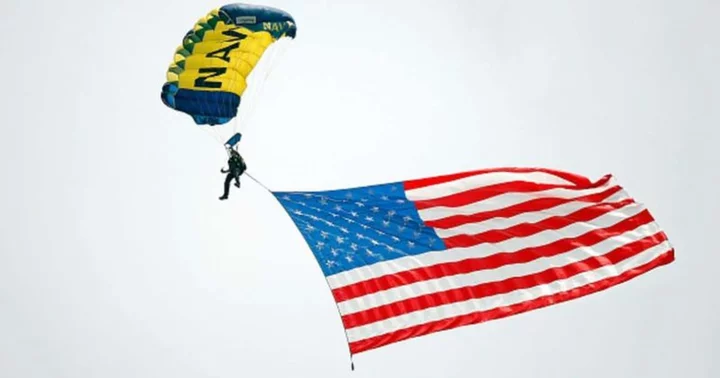 Who are the United States Navy Leap Frogs? Parachuter rushed to hospital after being injured during Duluth Airshow