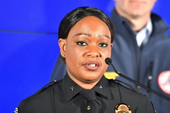 1st Black woman named to full-time role as police chief of embattled force in Louisville, Kentucky