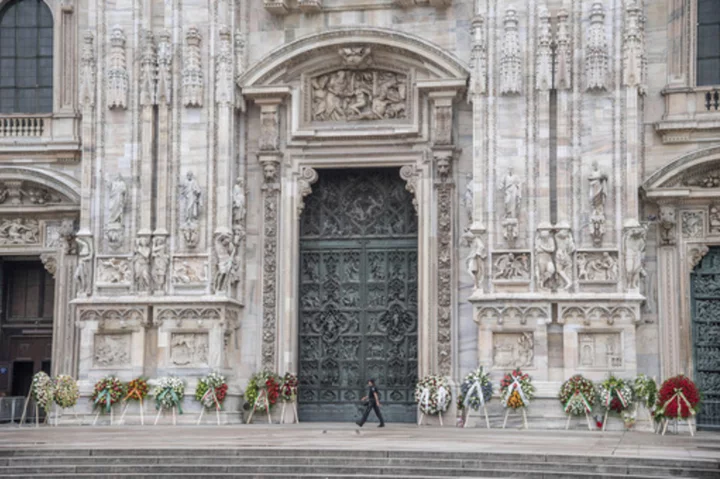 Silvio Berlusconi's polarizing force in Italy remains strong as his funeral is held in Milan