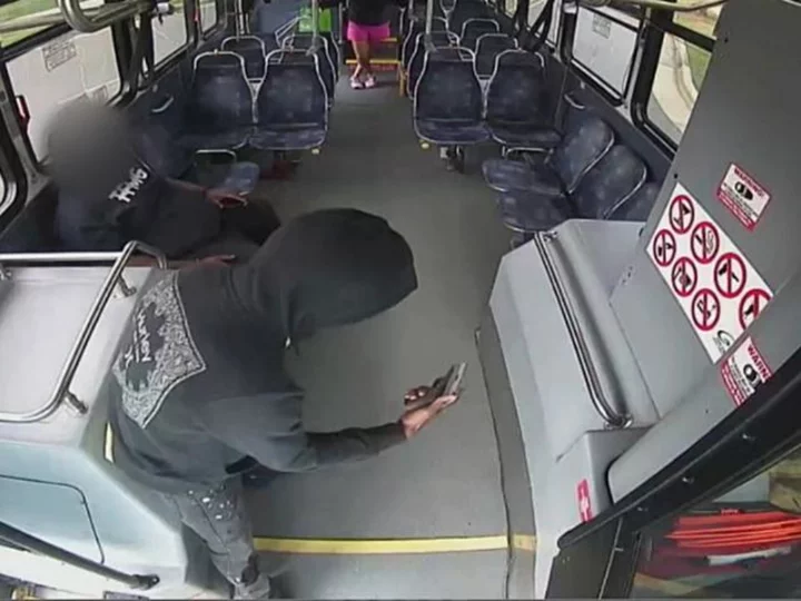 A bus driver and passenger opened fire on each other on a moving Charlotte transit bus, leaving both injured