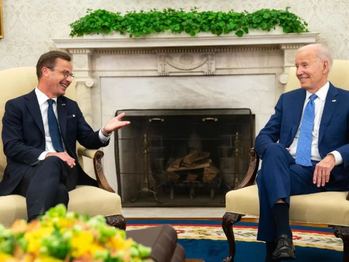 Biden tries to send a message to allies and adversaries alike during sit-down with Sweden's PM