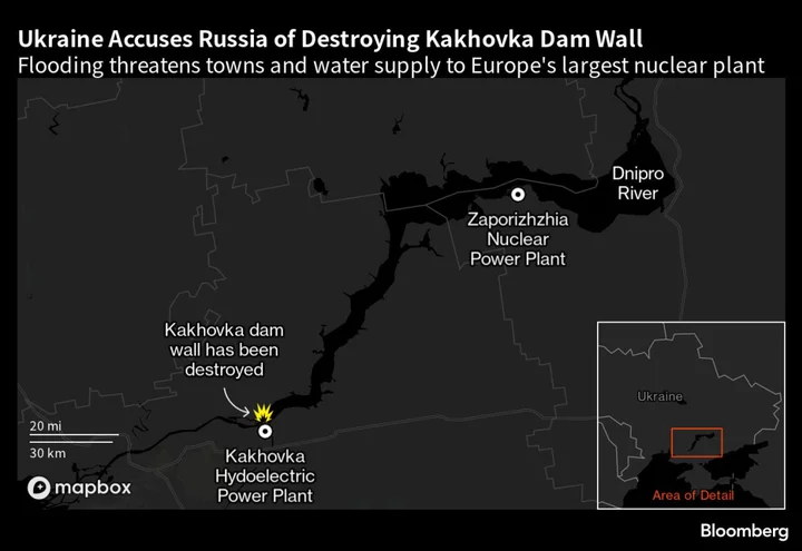 Ukraine Blames Russia for Dam Blast As War Intensifies