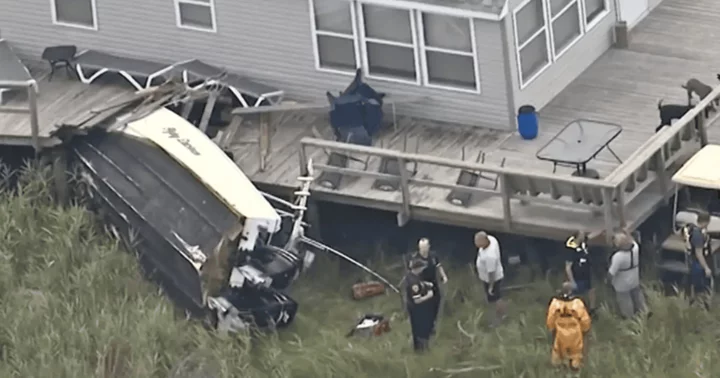 Who is Philip Sanzano? Man who died in bizarre boat crash that left vessel lodged in deck of LI home identified as NYPD cop