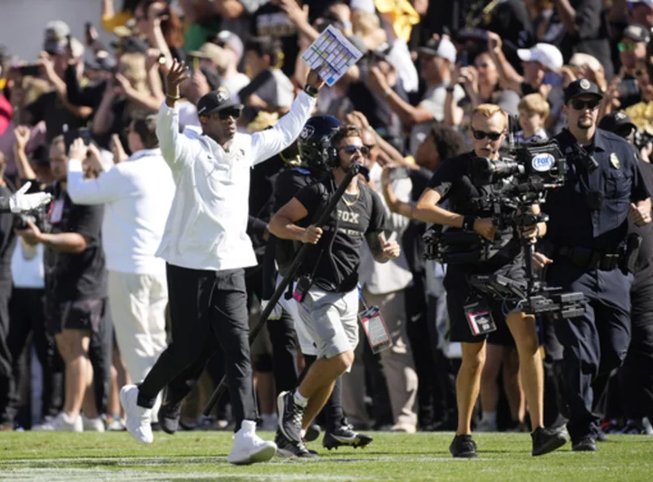 Shedeur Sanders, No. 22 Colorado beat Nebraska 36-14 in sold out home debut for Deion Sanders