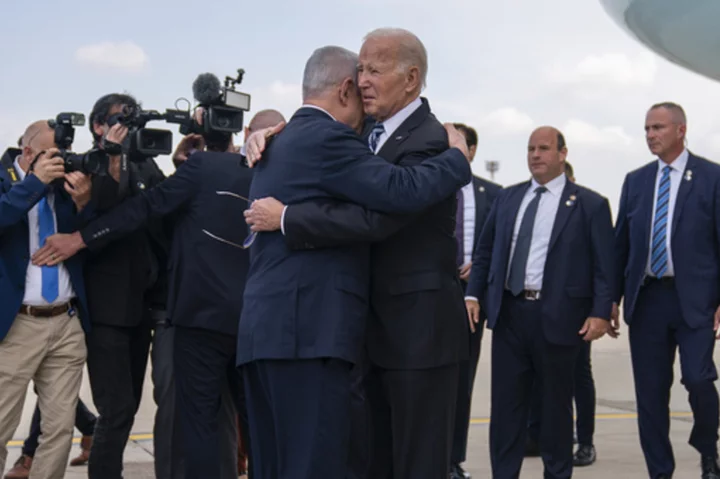 Biden walks tightrope with support for Israel as allies and the left push for restraint