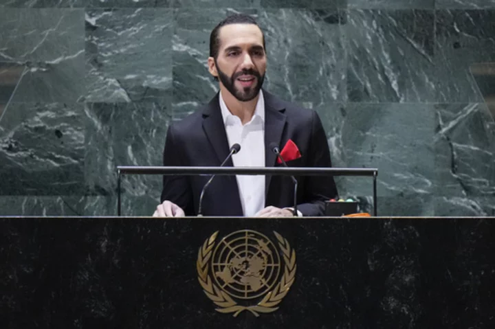 El Salvador's leader, criticized internationally for gang crackdown, tells UN it was the right thing