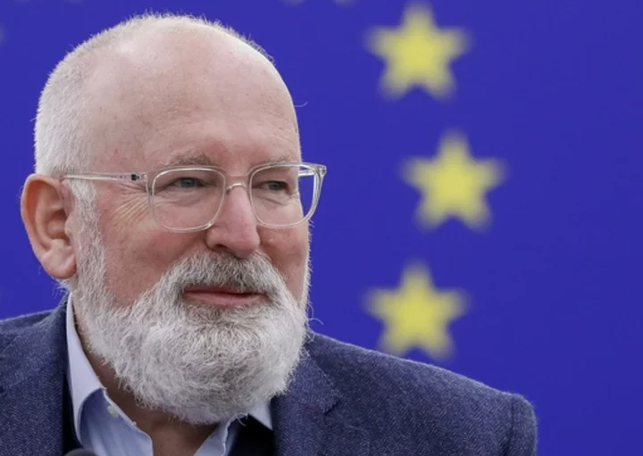 EU climate chief Frans Timmermans says he wants to lead combined center-left bloc in Dutch elections