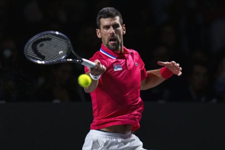 Djokovic's winning streak at Davis Cup ends with defeat to Sinner