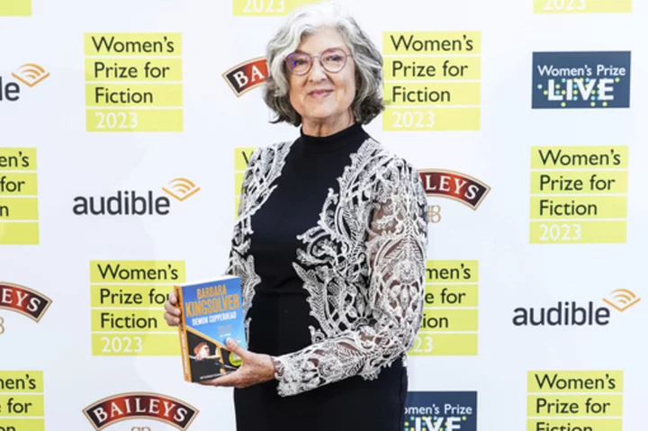 Barbara Kingsolver wins Women's Prize for Fiction with Appalachian novel 'Demon Copperhead'