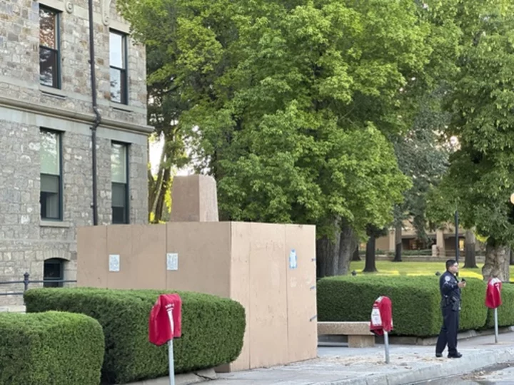 Vandalism damages monument to frontiersman 'Kit' Carson, who led campaigns against Native Americans