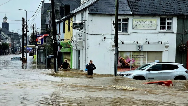 Storm Babet: Cork homes flooded during heavy rain