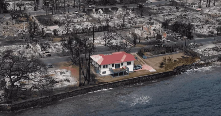 Maui wildfires: Eerie pic of untouched red-roofed house and car amidst carnage goes viral