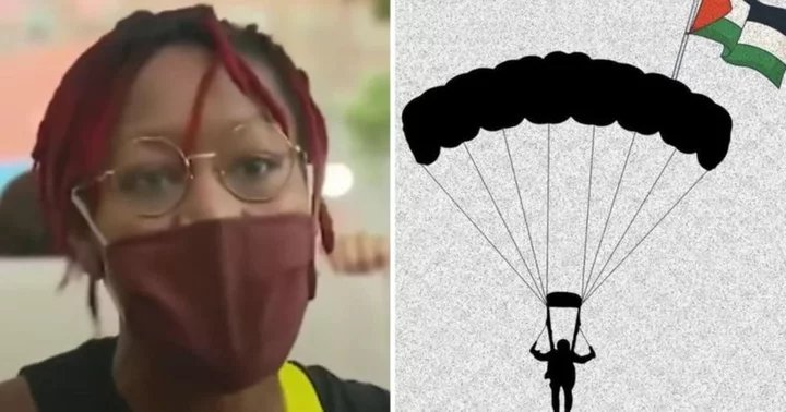 Web erupts in seismic rage as BLM Chicago chapter uses 'paraglider' image to support Palestine