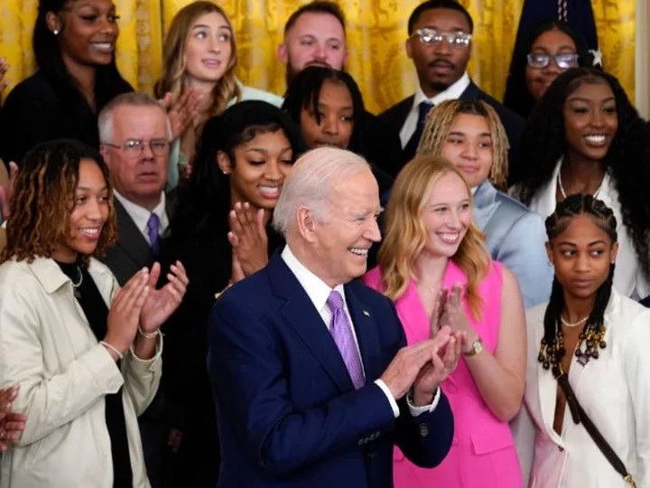 College basketball national champions make their celebratory White House trips