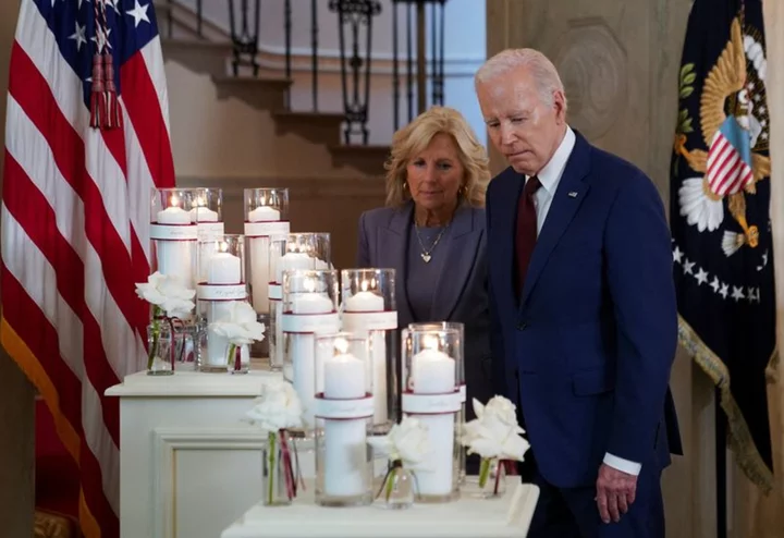 Biden renews call for assault weapons ban a year after Uvalde massacre