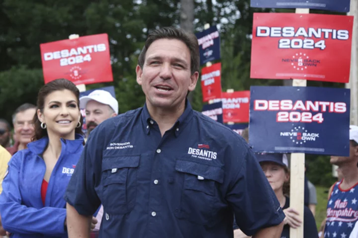 DeSantis defends anti-LGBTQ video shared by his campaign and calls it a 'fair game' attack on Trump