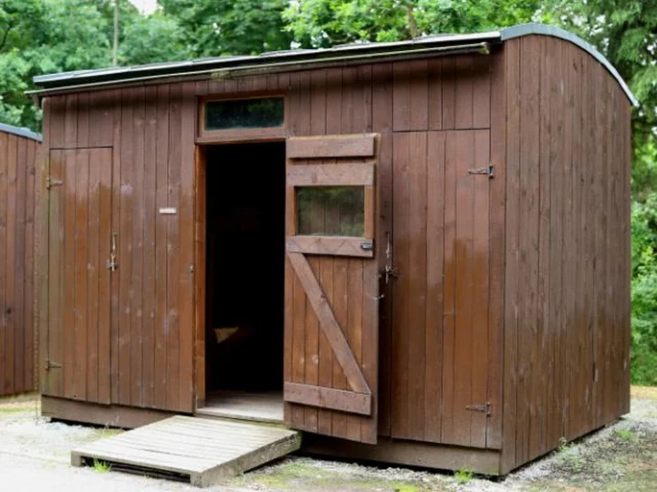 A pig farm that stood on the site of a Nazi-era 'Roma camp' is finally demolished