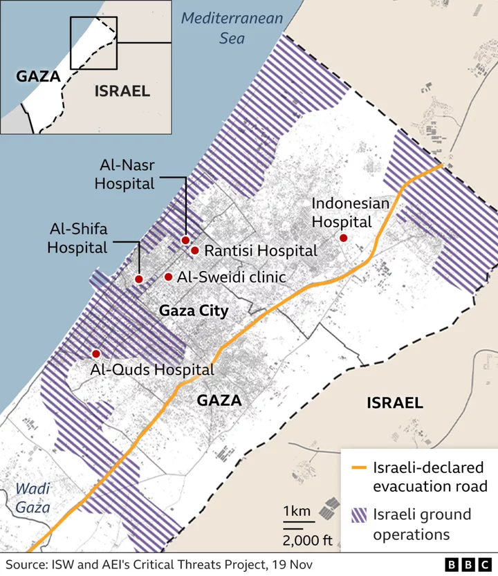 Israeli tanks surround north Gaza's Indonesian Hospital