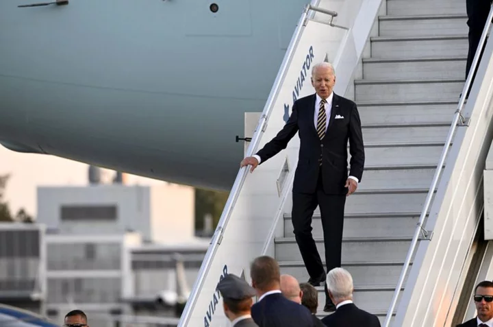 Biden welcomes Finland to NATO ahead of summit with Nordic leaders