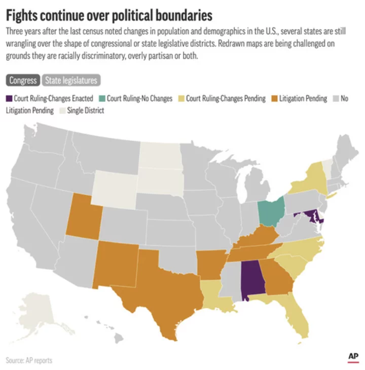 Black voting power gets boost in Alabama as new US House districts chosen by federal judges