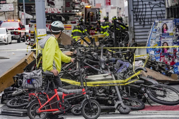 NYC gets $25M for e-bike charging stations, seeking to prevent deadly battery fires