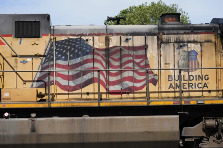 Union Pacific railroad's quarterly profit falls 19% as volumes slow and costs remain high