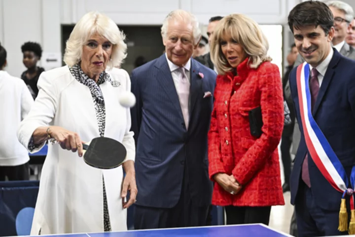 AP PHOTOS: King Charles and Camilla share moments both regal and ordinary on landmark trip to France