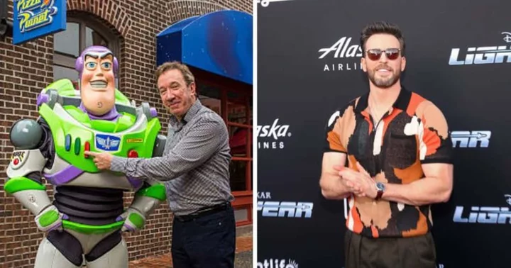 Tim Allen takes another swipe at Chris Evans' box office bomb 'Buzz' as he teases 'Toy Story 5'