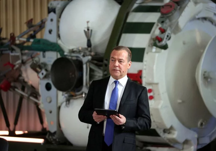 Russia's Medvedev: We'd have to use a nuclear weapon if Ukrainian offensive was a success