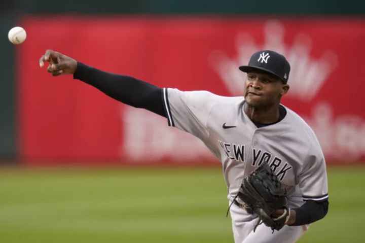 Yankees' Domingo Germán perfect through 7 innings against Athletics