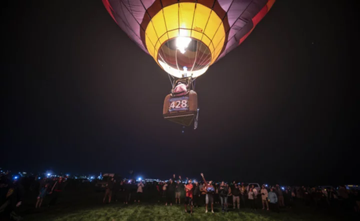 Albuquerque International Balloon Fiesta brings colorful displays to the New Mexico sky