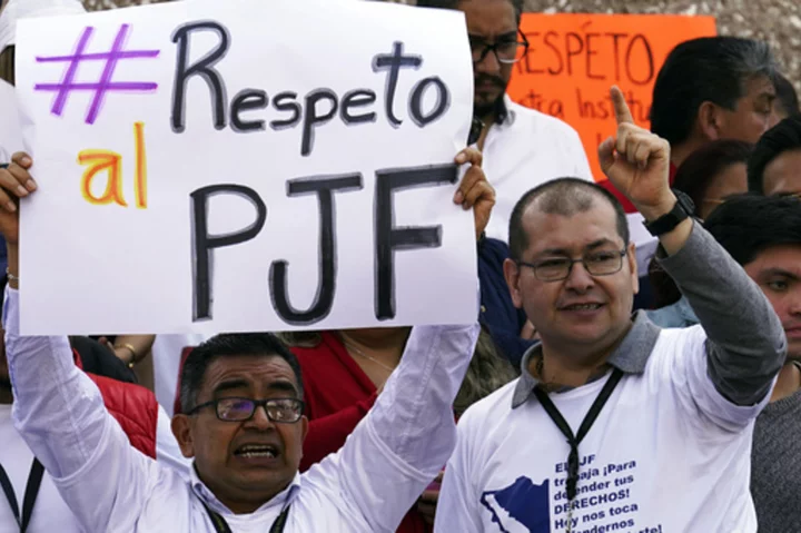 Workers at Mexico's federal courts launch a 4-day strike over president's planned budget cuts