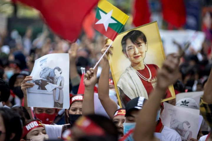 Myanmar's Aung San Suu Kyi moved from prison: party official 