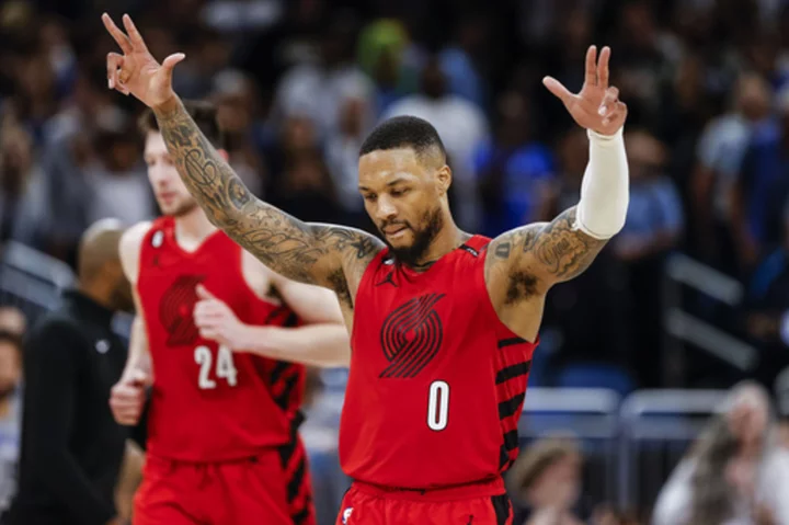 Damian Lillard is being traded from the Trail Blazers to the Bucks, AP source says, ending long saga