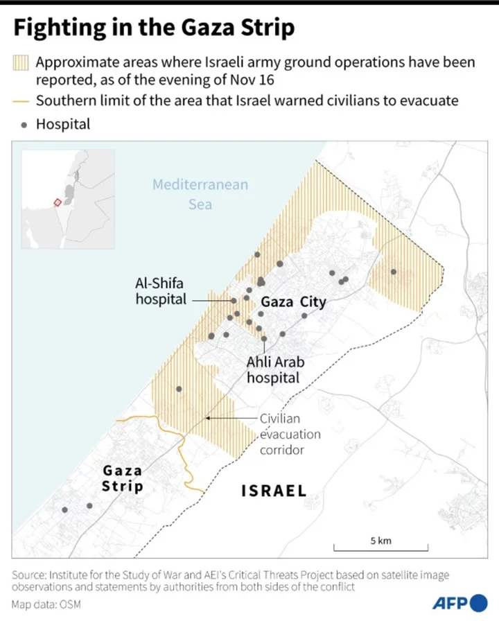 Babies evacuated from Gaza hospital UN agency dubs 'death zone'