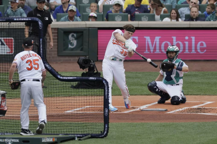 Adley Rutschman adds new wrinkle to Home Run Derby as switch hitter