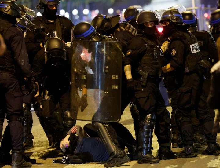 France riots – live: Paris firefighters dies in sixth night of protests as teen’s grandmother calls for peace