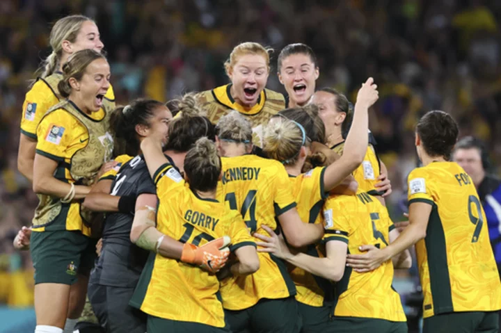 Australia edges France on penalties to reach Women's World Cup semifinals. Next up is England