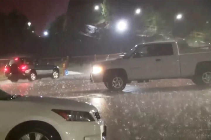 Hail hurts dozens of concertgoers, scraps Louis Tomlinson show at Red Rocks Amphitheater near Denver