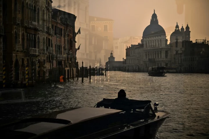 Venice's Grand Canal turns bright green due to fluorescein