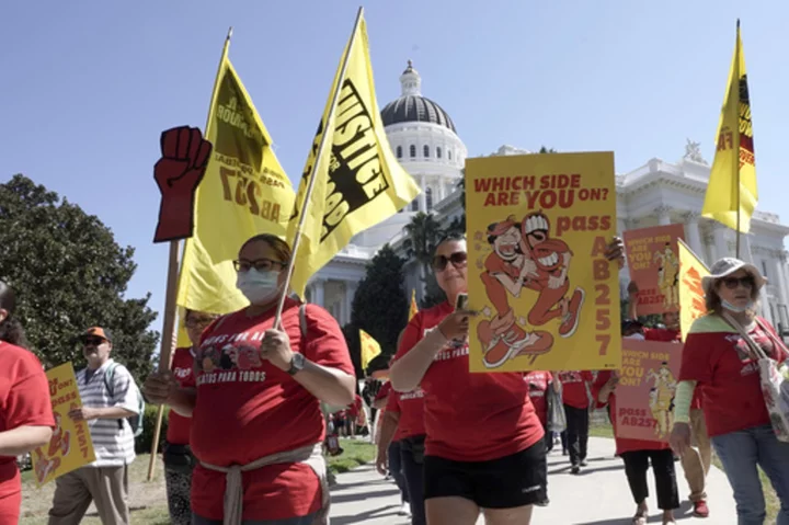 California's law aimed at fast food wages is on hold. Lawmakers may have found a way around it